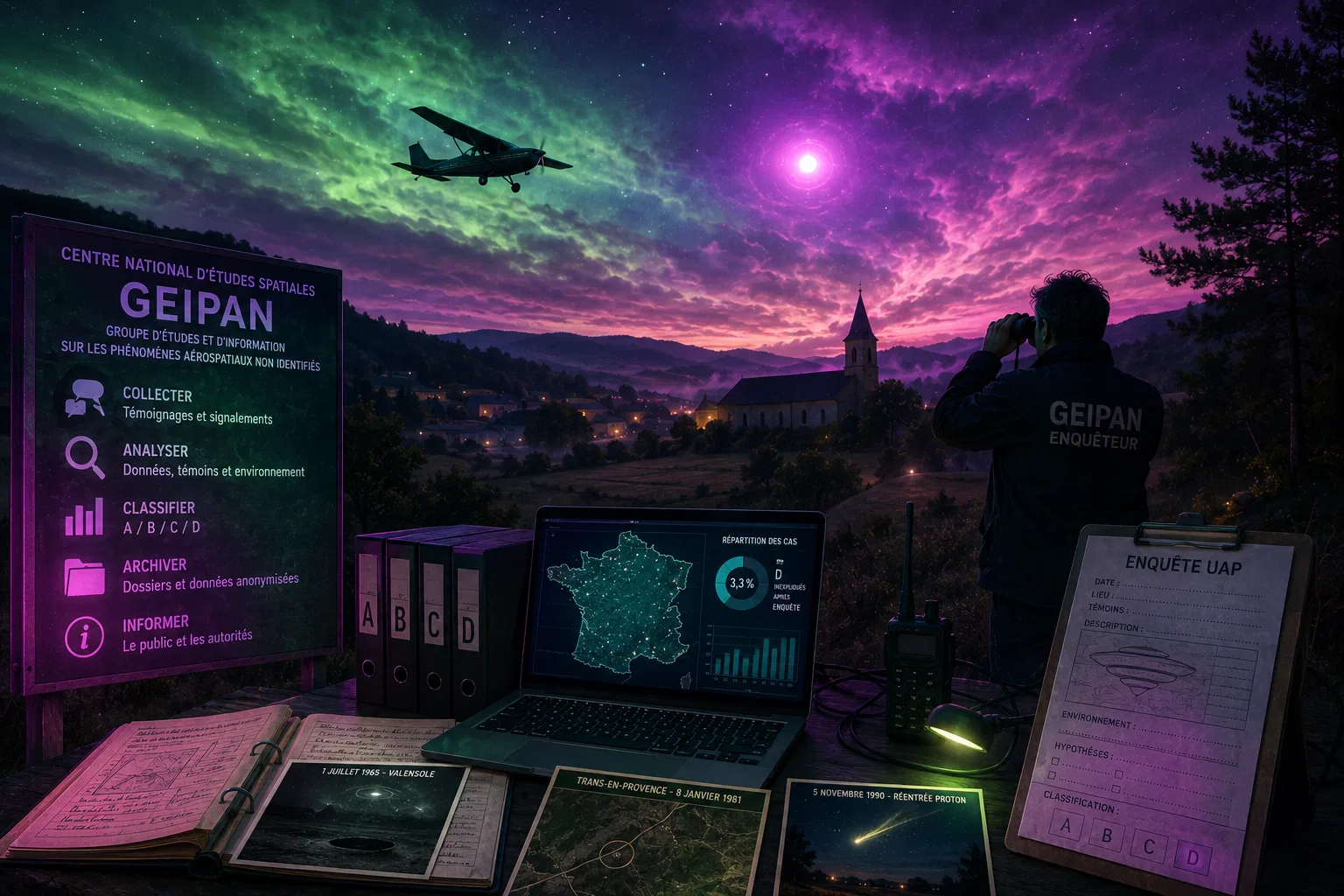 Overview image for How France Investigates and Archives UFO Phenomena